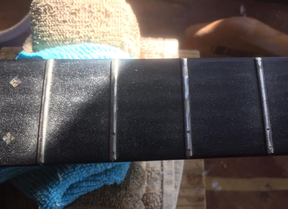 guitar fretboard